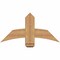 Ekena Millwork Bellingham Timber Gable Bracket, Western Red Cedar, 36"W x 18"H x 5 1/2"D x 5 1/2"F, 12/12 Pitch GBW036X18X0606BEL00SWR - alternate 1